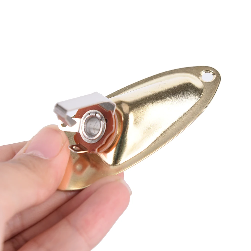 

IRIN New 1 Set Gold Boat Input Output Jack Plate Socket With Screws For Guitar Stringed Instruments Accessories