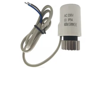 Электропривод 230 В, обычно открытый, тепловой привод для коллекторного подпольного нагревательного клапана, calefaccion suelo radiante actuador