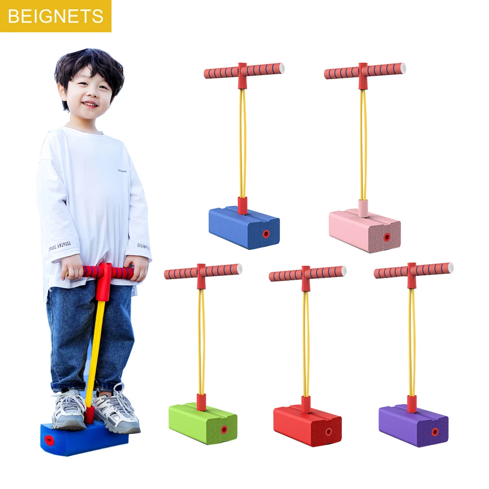 

Детские спортивные игры, игрушка Pogo Stick Jumper, комнатный и уличный игровой набор, Скакалка-лягушка для мальчиков и девочек, забавное оборудова...