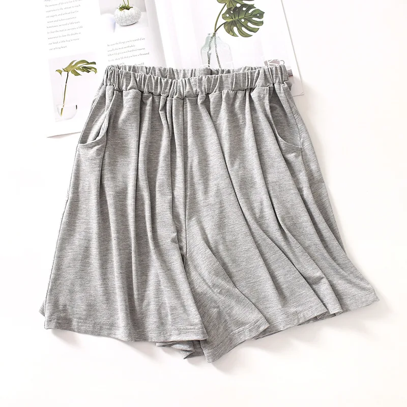 

NEW Plus Size Summer Modal Shorts Sleep Bottoms Women Solid Casual Sleepwear Pants Women Short Home Pants for Women Pijama Pant