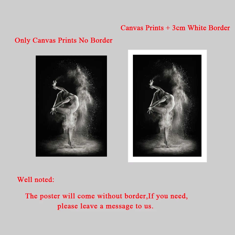 

Black White Posters And Prints Ballet Nordic Decorative Pictures Vintage Wall Painting Wall Art Canvas Painting Unframed Decor