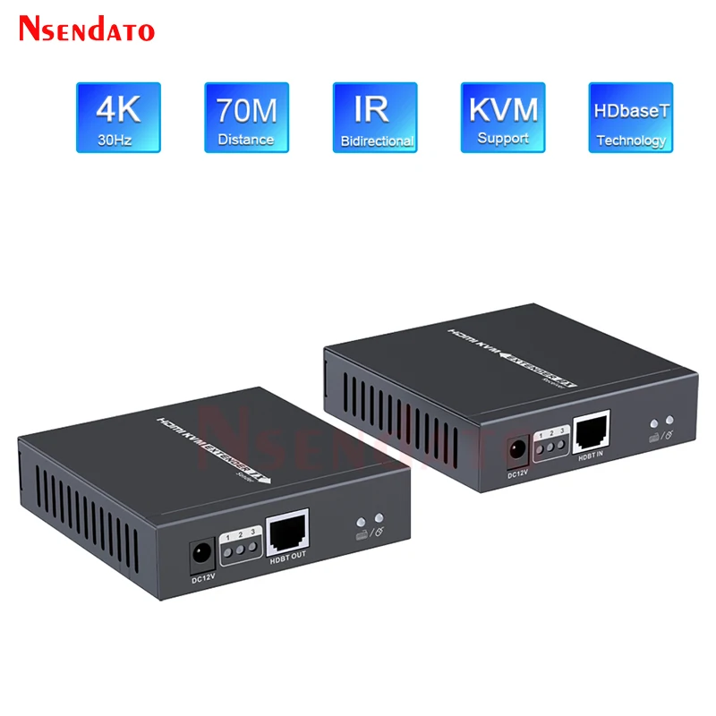 LKV375KVM 4K HDMI KVM Extender Switch Over RJ45 сеть HDBaseT USB KVM HDMI Кабельный удлинитель 70M более CAT6 для клавиатуры