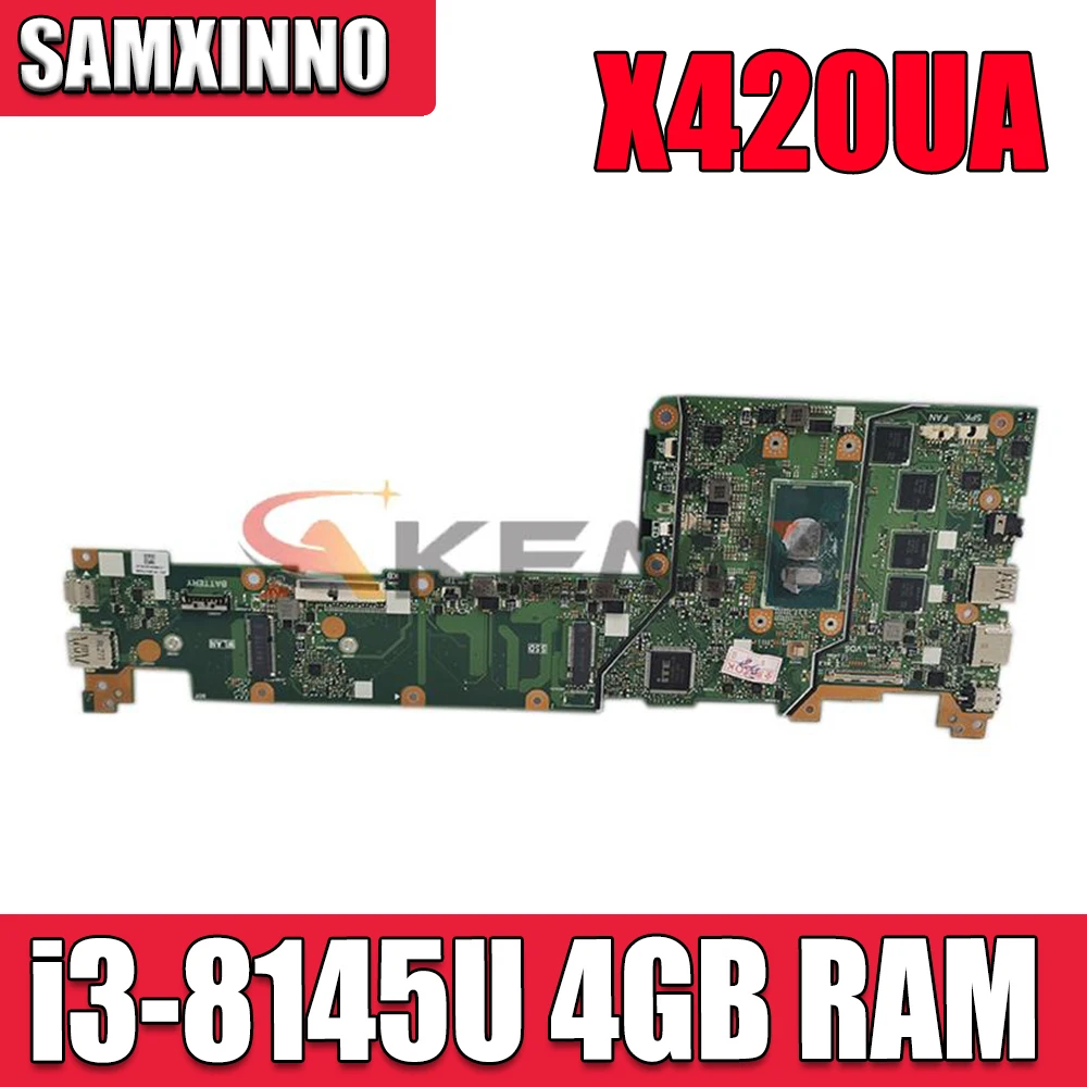 

Новинка! Оригинальная материнская плата Akemy X420UA для ноутбука VivoBook X420U X420UA Y406U Y406UA с процессором i3-8145U, 4 Гб ОЗУ