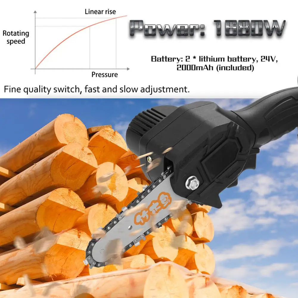 Портативная электрическая пила для обрезки перезаряжаемые маленькие