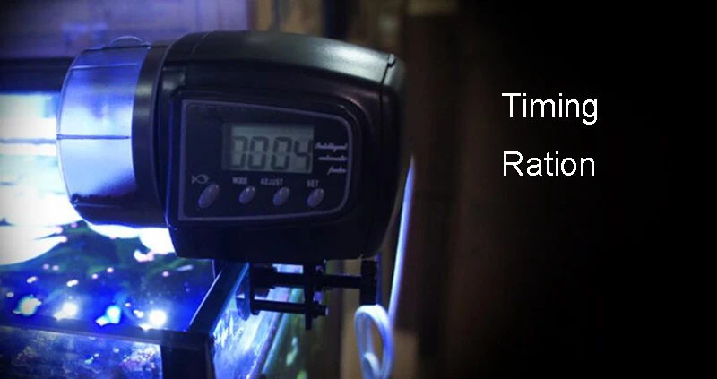 

Aquarium Feeder Automatic Fish Tank Timing Feeder Intelligent Display Aquarium Fodder Feeder