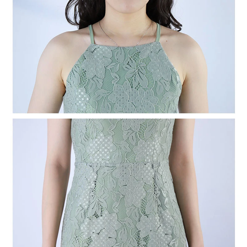 

Elegant Women Red Lace Dress Sexy Ladies Sleeve Floral Mermaid Dress Female Irregular Long Party Dress for Prom