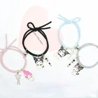 2 шт.компл. магнитный браслет Пара винтажная мультяшная пара кролик на большие расстояния Парные браслеты для влюбленных ювелирные изделия подарок на день Святого Валентина