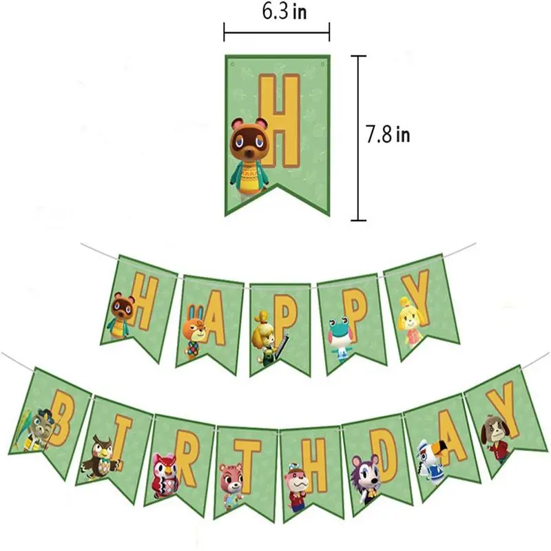 58 шт./компл. пересечение лесных животных тематическая вечеринка День рождения