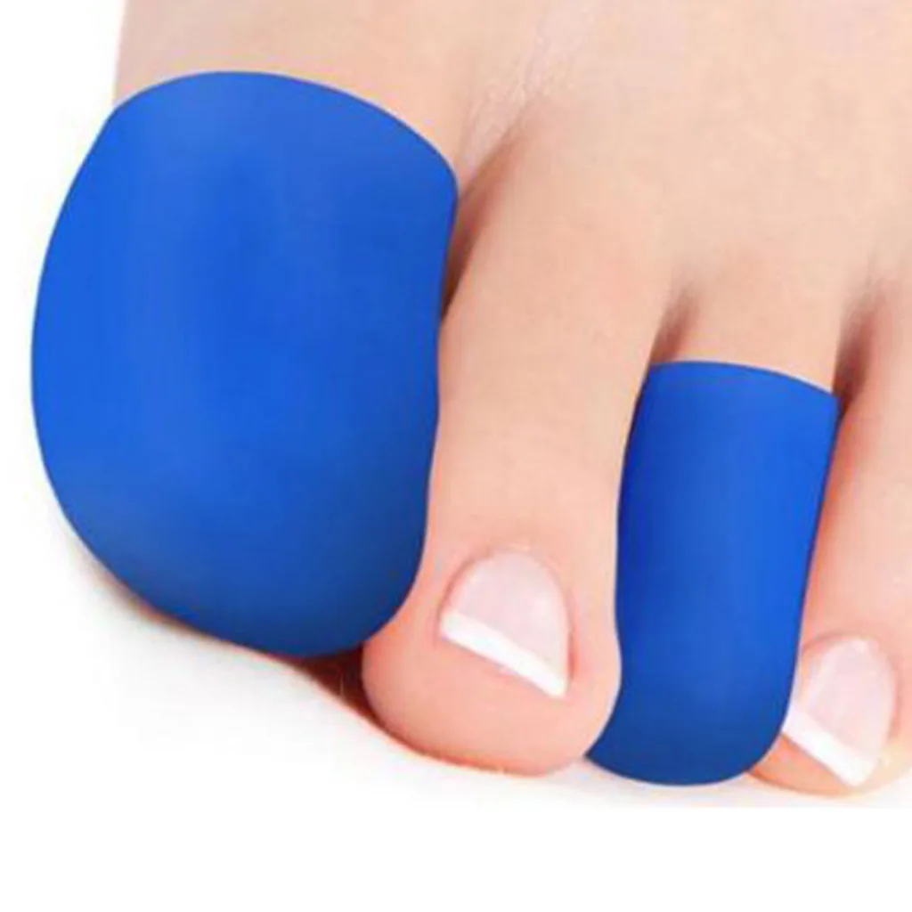 

5 Pairs Gel Toe Cap Protectors Sleeves for Blisters Corns Hammer Toes Ingrown Toenail - S