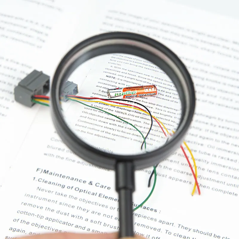 Оптическое стекло фокусное расстояние-200 мм двойные вогнутые линзы Minifier 0.25x биконкейная ручка объектива 1 шт. 50 мм диаметр