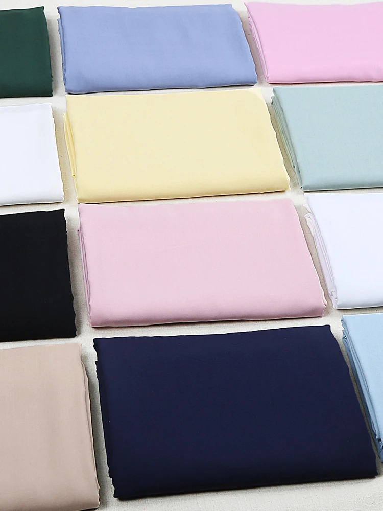 

Cotton Fabric Cotton Silk Solid Color Cotton Cloth Black White Clothing Clothes Fabric Cloth Cotton Silk Fabric