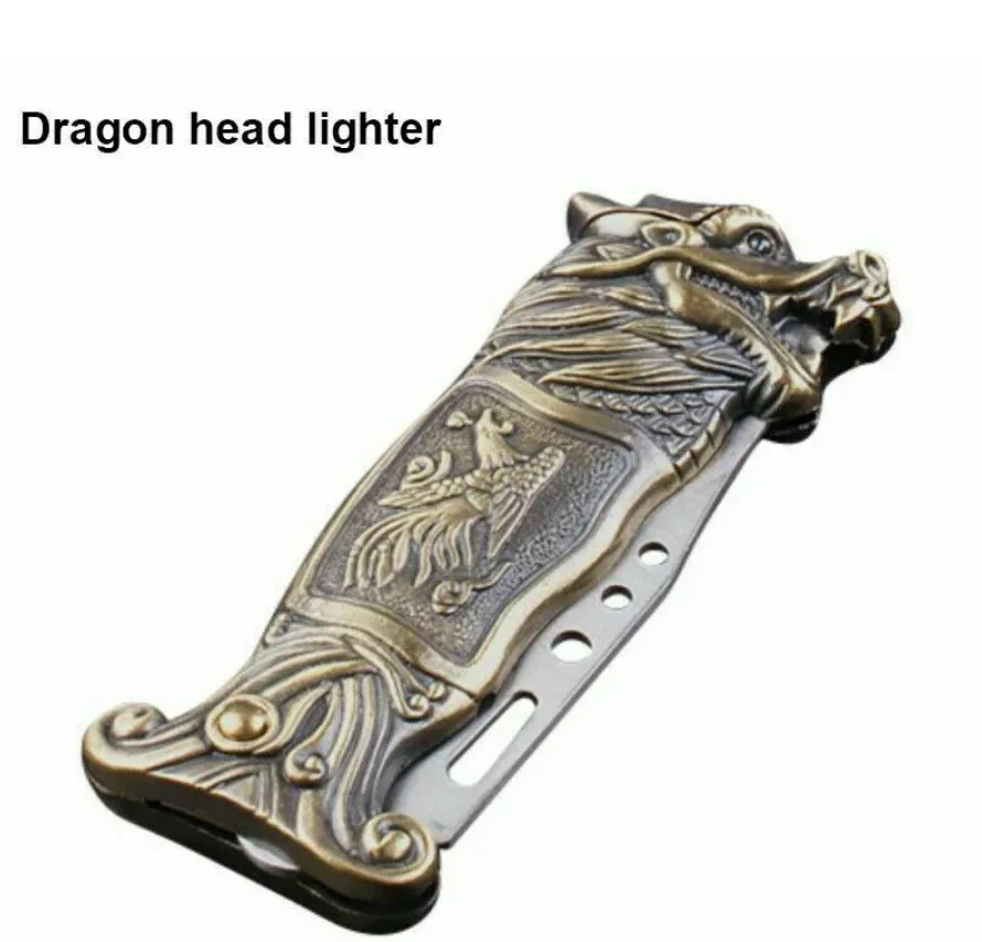 Крутая креативная Бронзовая голова дракона тигра Орла ветрозащитный надувной