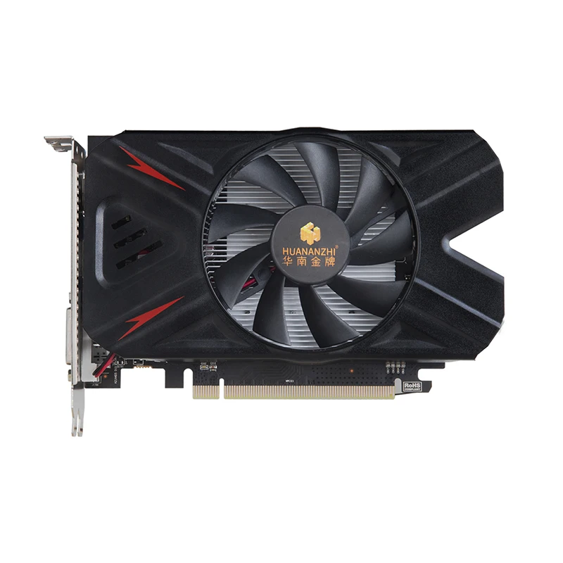 HUANANZHI RX 550 4G Graphics Card 128Bit GDDR5 4096MB 1183MHz DVI DP HDMI-Compatible 14Nm 512Units 80W Video Cards