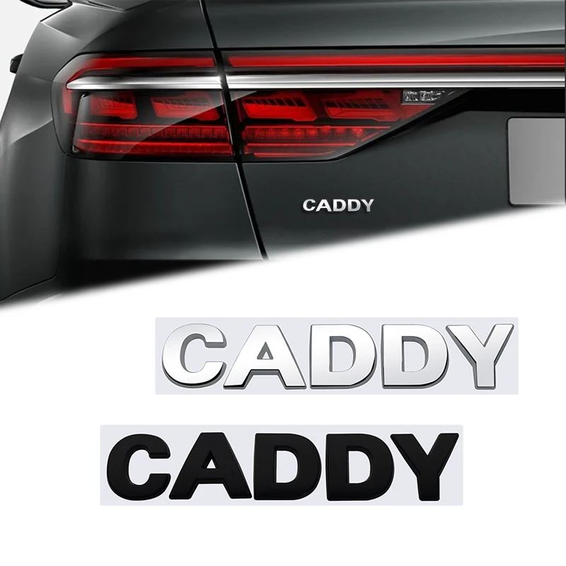 

Car Accessories Metal Emblem Rear Trunk Body Badge Sticker For VW Volkswagen Caddy