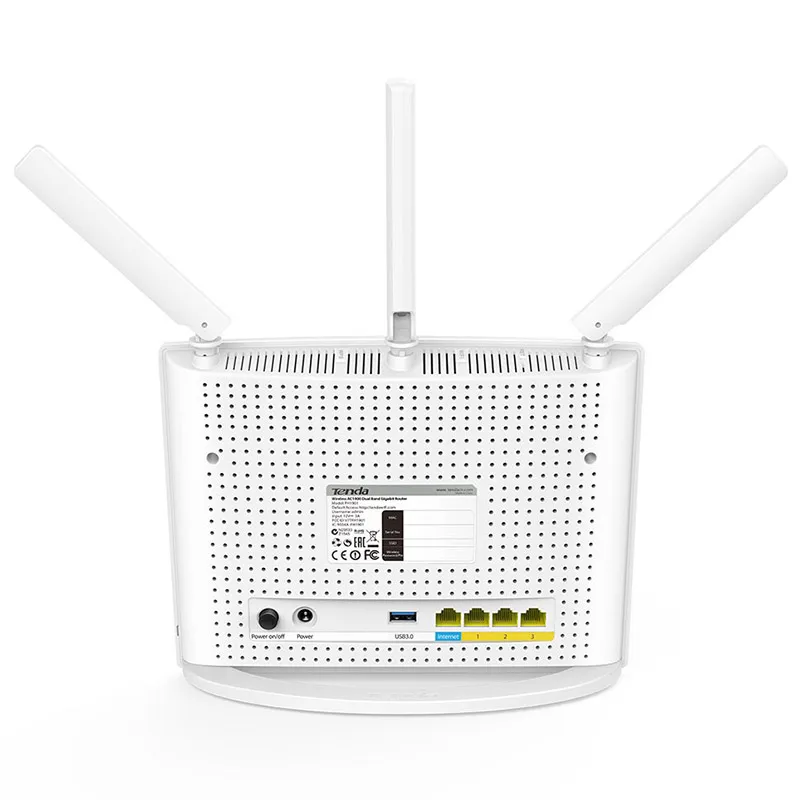 Tenda AC15 1900 Мбит/с Гигабитный беспроводной Wi-Fi роутер и повторитель USB 3,0, Управление по стандарту cv6/DLNA/FTP/APP, английская/Русская прошивка