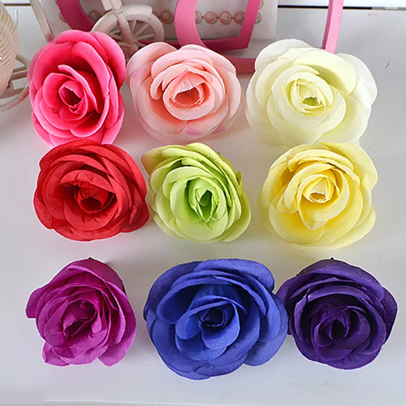 Искусственные цветы маленькая имитация розы искусственные аксессуары сделай