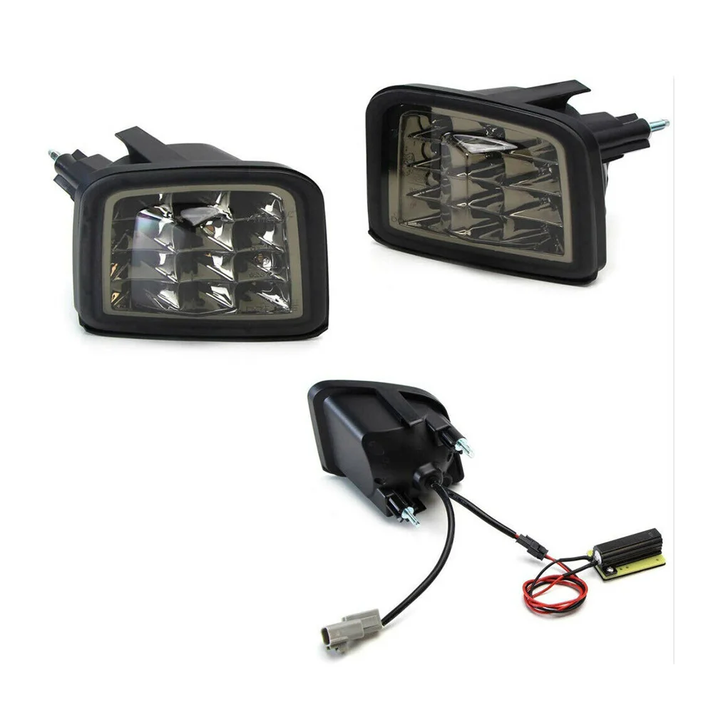 Янтарный светодиодный передний указатель поворота для 2015 2016 2017 2018 Subaru WRX STI Передний угловой фонарь Боковой габаритный фонарьOEM #   84912VA120 2шт.