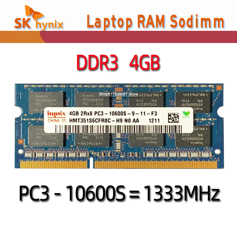 Набор микросхем Hynix 4 Гб PC3L 12800S DDR3 1600 МГц память для ноутбука модуль ОЗУ SODIMM |