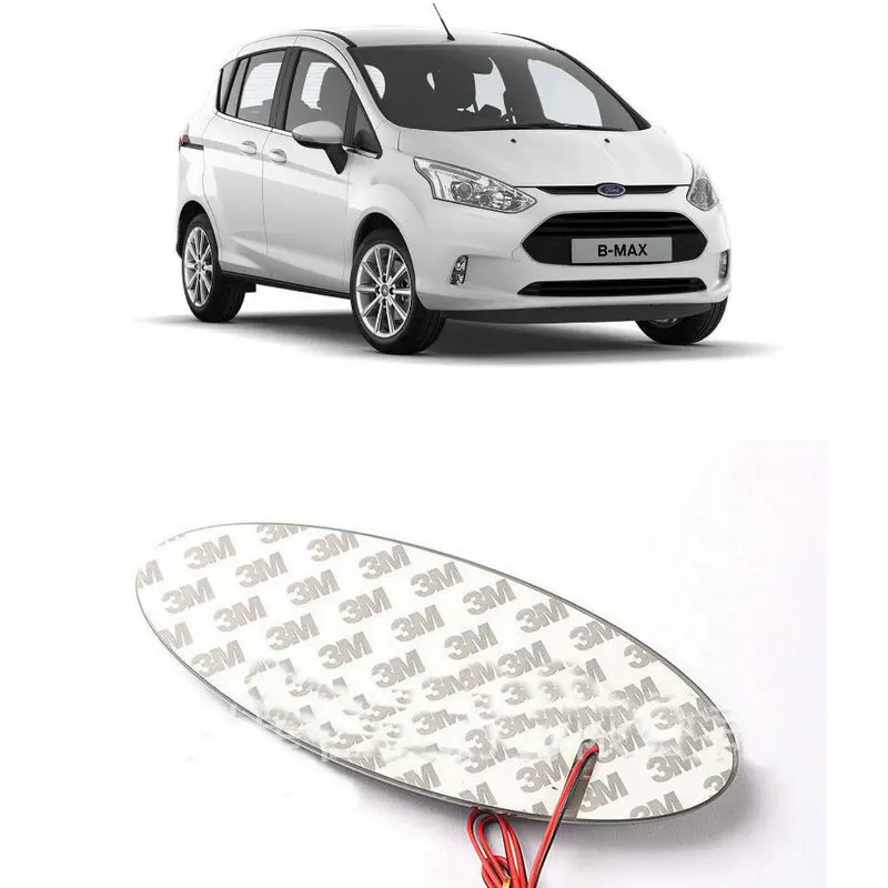

1pc Car Accessories LED Car Sticker Front Rear Logo Badge Emblem Lamp Light For Ford B-MAX C-MAX COURIER Box FUSION GALAXY GRAND