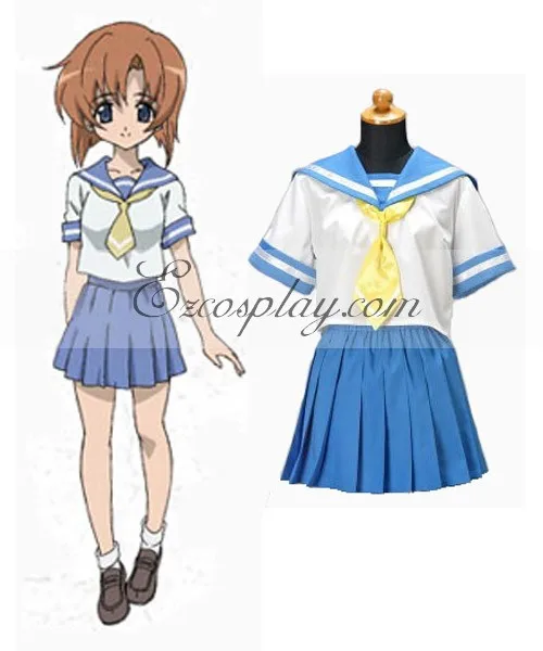 

Higurashi When They Cry Rena Ryuugu School Uniform Girls Party Dress Suit Halloween Dress Suit Cosplay Costume E001