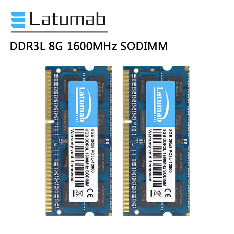 Latumab Оперативная память DDR3L 8 Гб оперативной памяти 16 встроенной 32 ГБ 1600 МГц