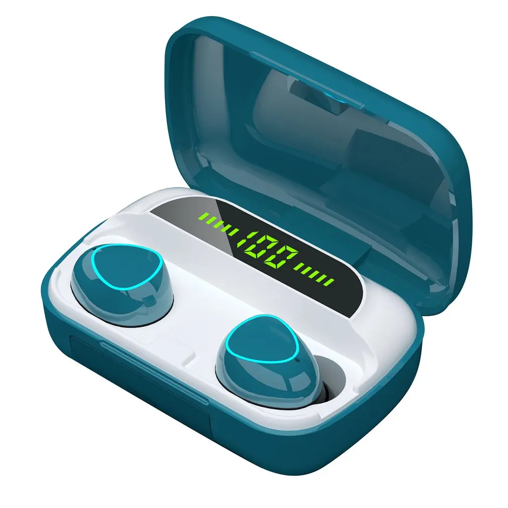 M10 беспроводные 5 1 наушники светодиодный цифровой дисплей портативная