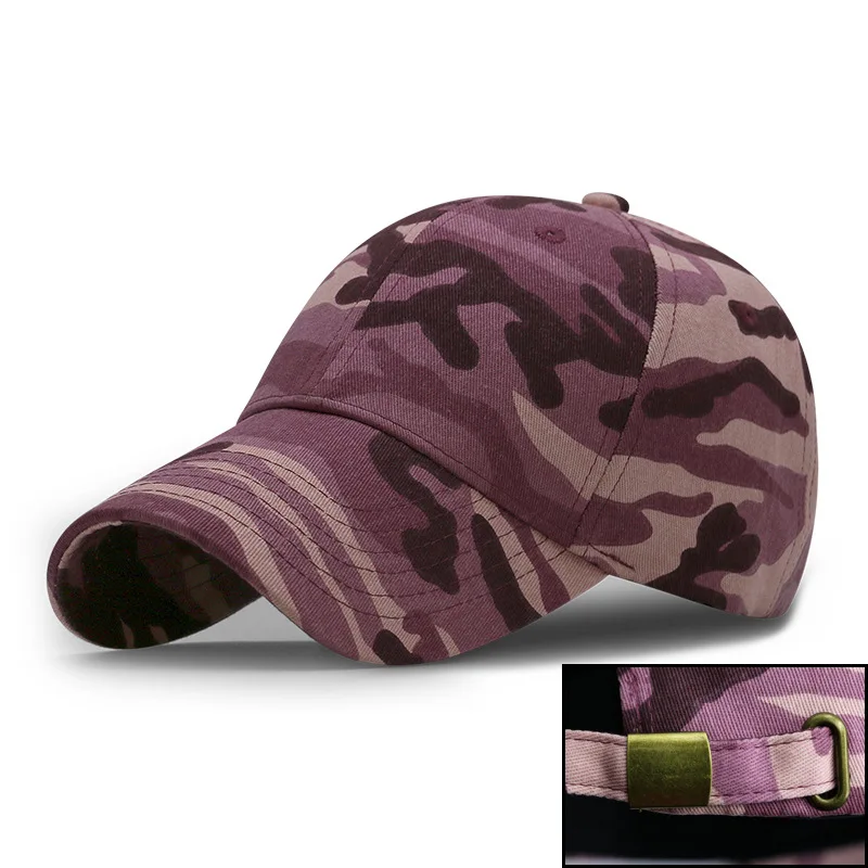 

women men's spring summer fashion trend camouflage baseball cap