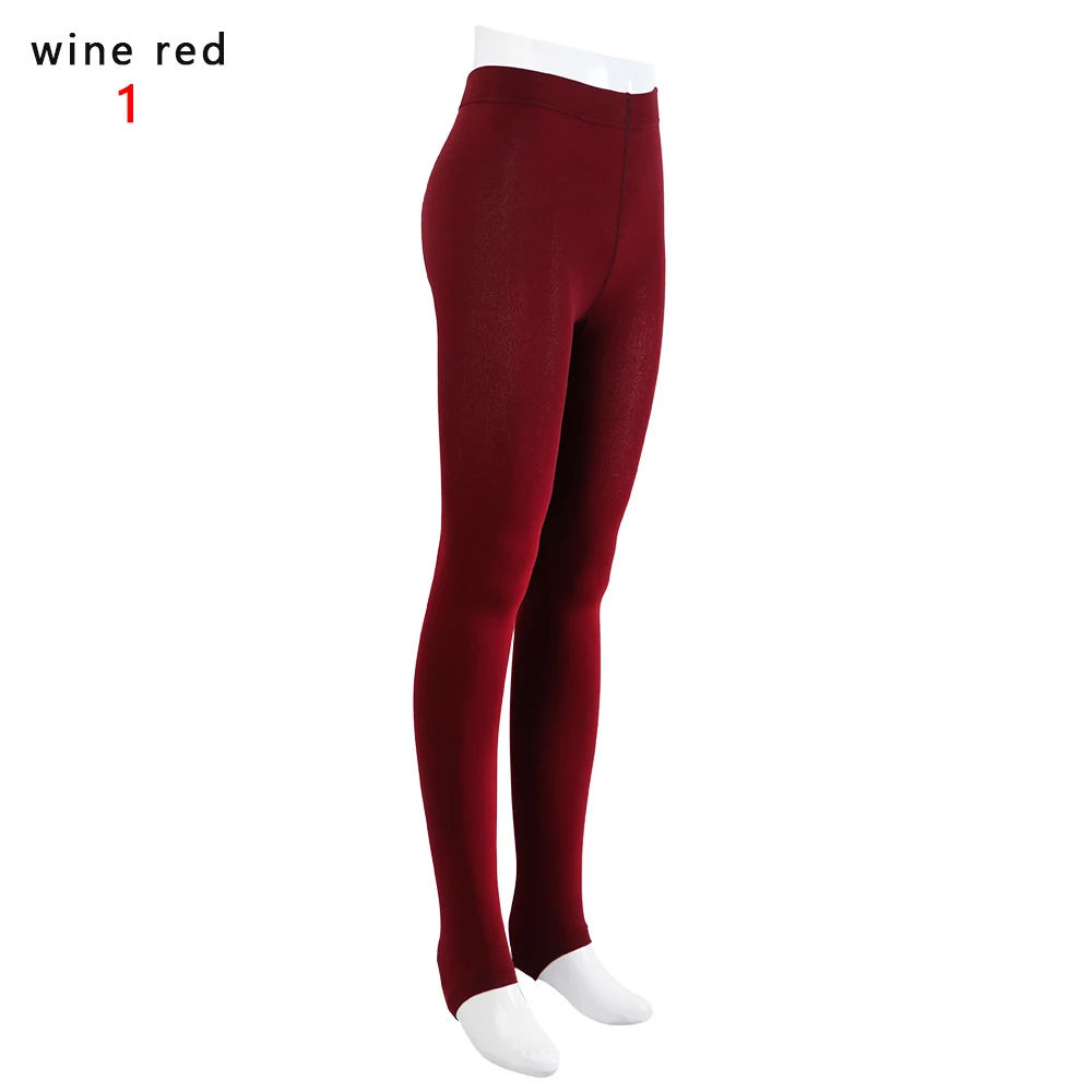 wine red 01 5 цветов, 3 вида стилей, женские Модные Цветные супер теплые сексуальные колготки, бархатные бесшовные колготки, зимние теплые классические плотные колготки - Цвет: wine red 01