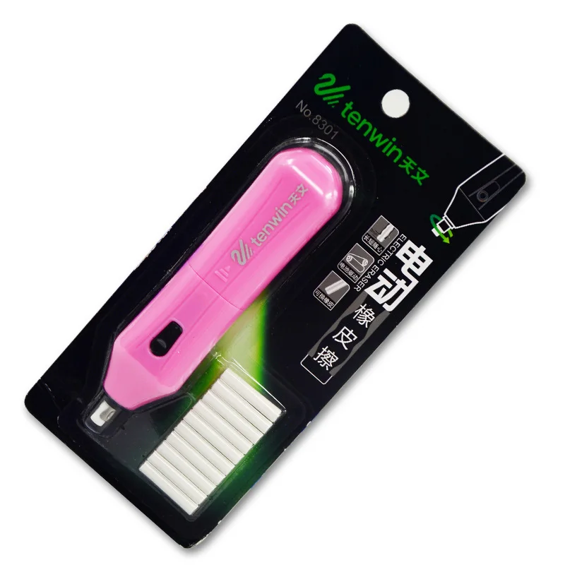 10 WIN Электрический ластик милый карандаш для рисования Механическая резина детей