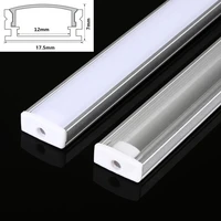 2 30pcslot 0 3m 0 5m u style aluminum profiles for 5050 5630 led flat shell channel milkyclear cover cabinet bar strip lights
