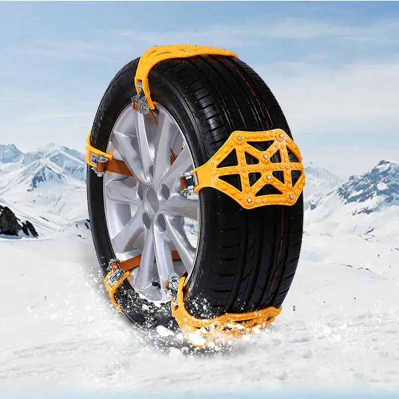 

Car Winter Tire Wheels Snow Chains Snow Tyre Anti-skid Chains Wheel Tyre Cable Belt Winter Outdoor Emergency Chain