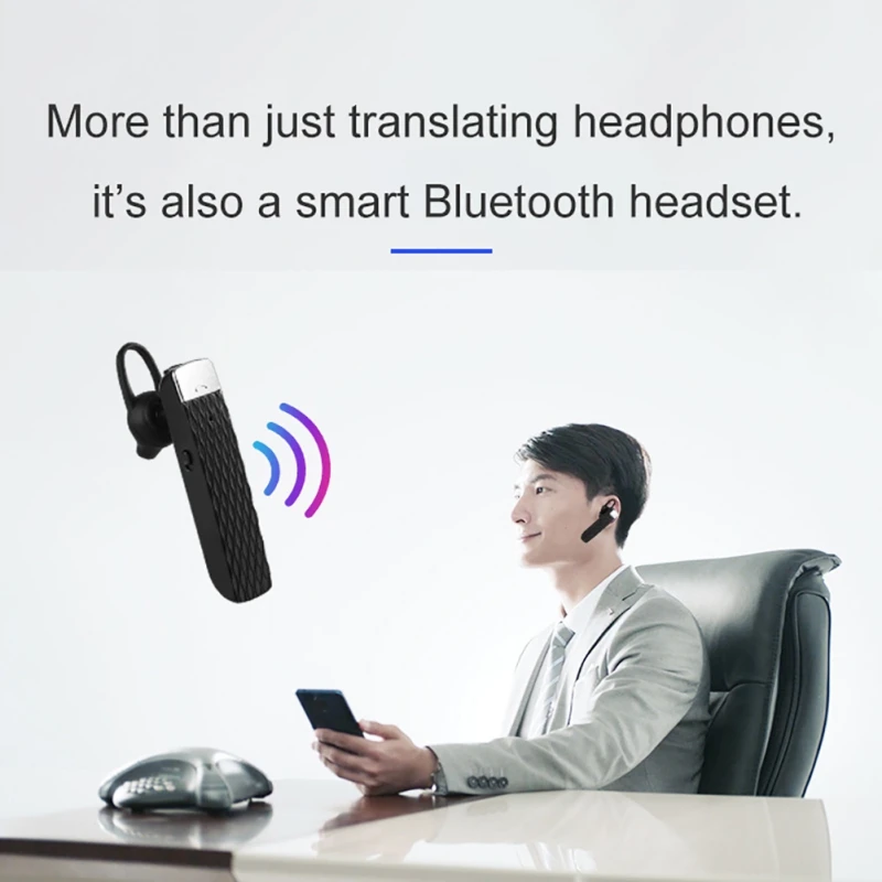 Умные Переводные наушники для Bluetooth 5 0 портативная интеллектуальная