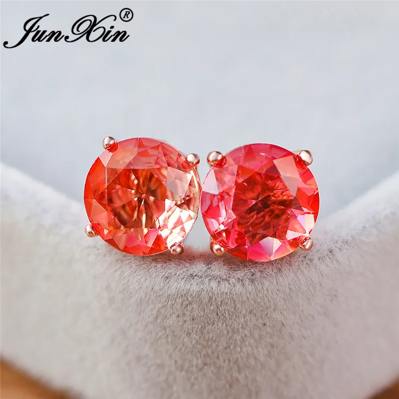 Милый розовый желтый цвет радуги с украшением в виде кристаллов круглые