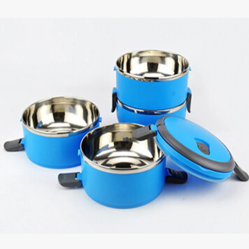 Портативный термос из нержавеющей стали Ланч бокс для офиса Герметичный Термос