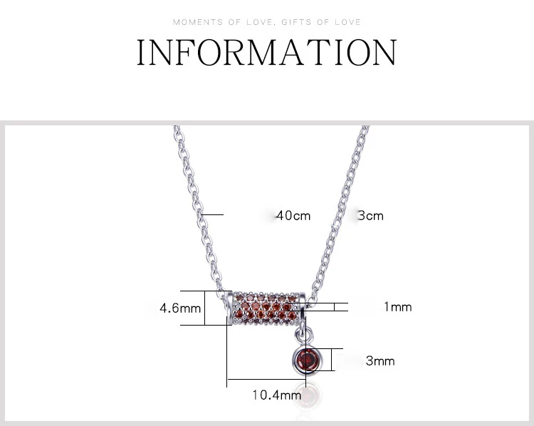 

Wholesale Top Grade Real S925 Nobility Female Fashion Jewelry Necklace Pendant Slim Waist Zircon Chain Jewel Grace Women