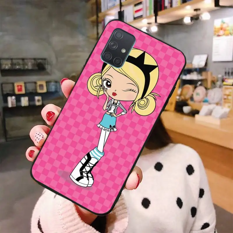 CUTEWANAN мультфильм Kuu Harajuku черный ТПУ мягкий чехол для телефона Samsung A10 A20 A30 A40 A50 A70 A80