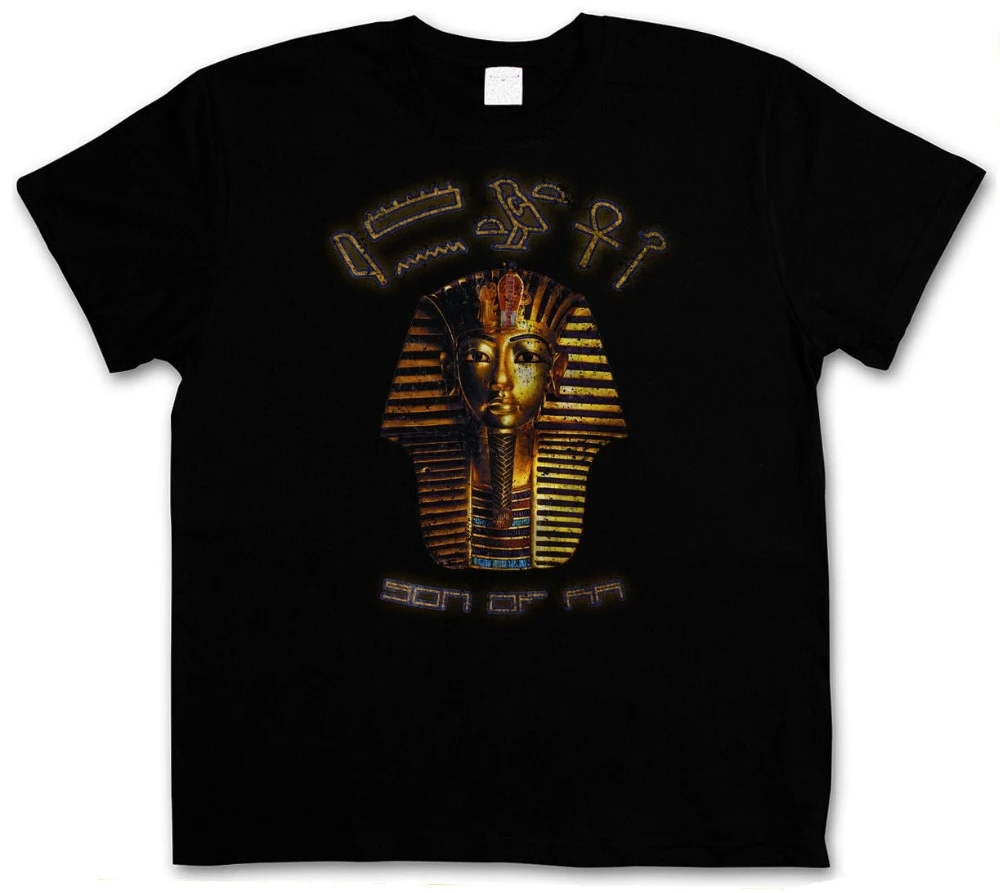 Новинка 2020 Винтажная Футболка TUTANCHAMUN Anubis Pharao Nofretete Echnaton Egypt Mummy Seth Новое