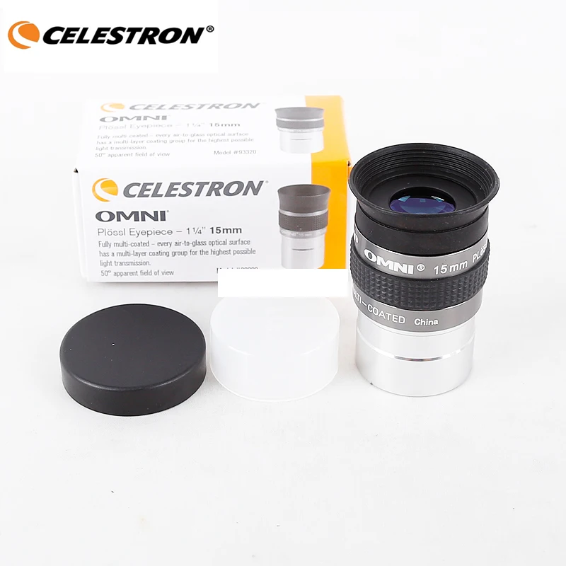 Celestron omni 4 мм 6 мм 9 мм 12 мм 15 мм 32 мм 40 мм и 2x окуляр и линза Барлоу полностью многослойный металлический астрономический телескоп