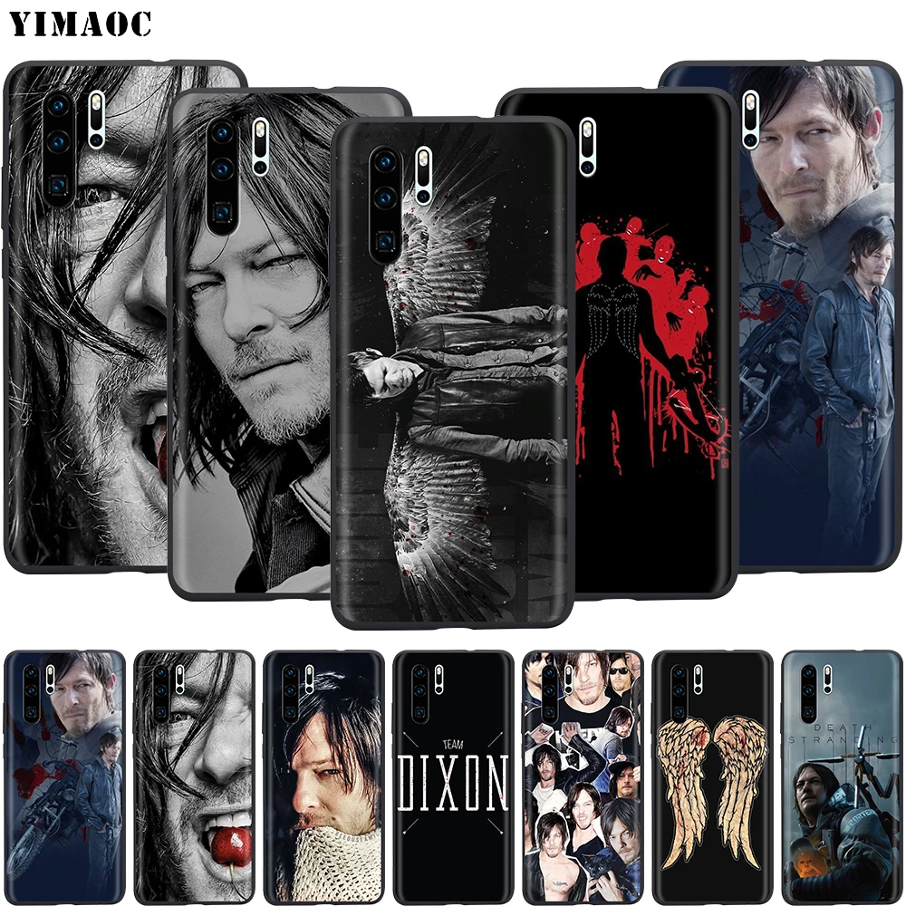 Чехол YIMAOC Daryl Dixon Norman Reedus для Huawei Mate 30 20 Honor Y7 7a 7c 8c 8x 9 10 Nova 3i 3 Lite Pro Y6 2018 P30 P smart|Бамперы|