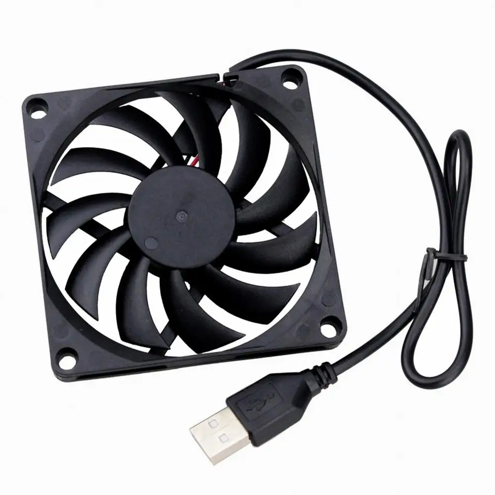 5Pcs Gdstime DC 5V 80mm 80x80x10mm USB Brushless Axial Computer Case Cooling Fan 8cm 80mmx10mm PC CPU Radiator Cooler - купить по