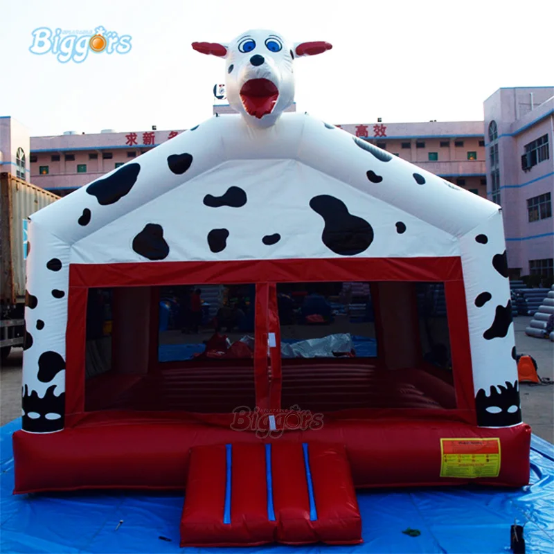 

Cute dog custom design air bouncer inflatable jumping house game