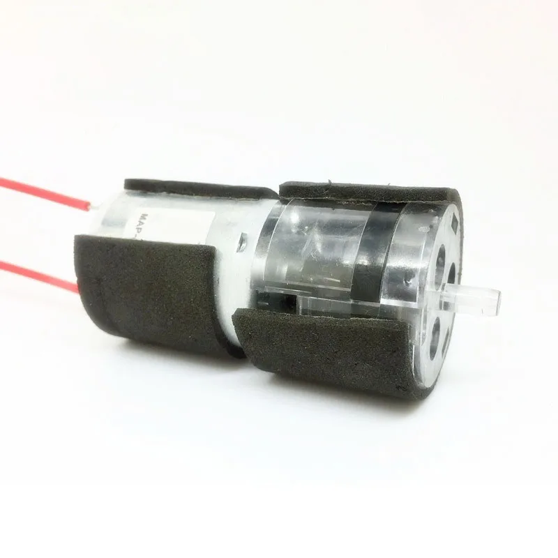 

1PC DC 3V-6V 370 Transparent Air Pump Metering Air Pump DIY Oxygen Pump For Fish Tank Aeration Aquarium Diaphragm Pump