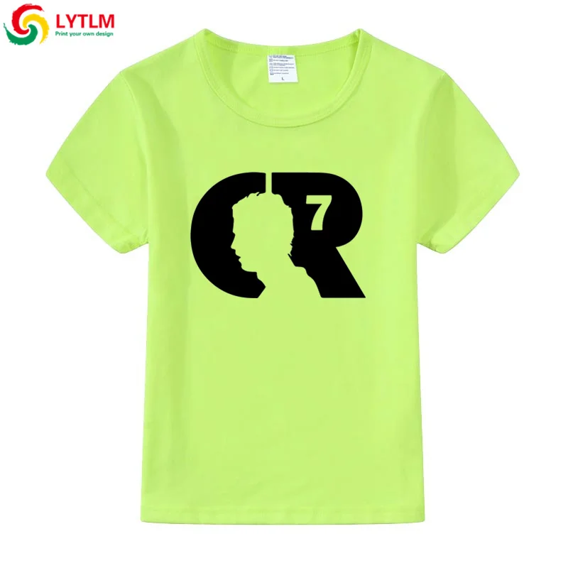 LYTLM Cristiano Ronaldo/футболки для мальчиков-подростков детские топы для девочек, Camiseta, рубашки для девочек детская футболка для девочек, детская одежда - Color: DX LYCRA Fruit