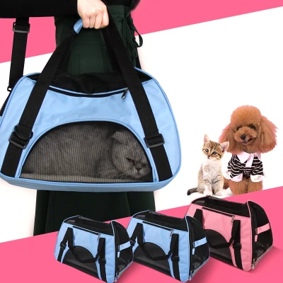 

Foldable Storage Pet Bag Shoulder Carrier Out Cat Bags Aviation Soft Comfortable Bag Cat Dog General Travel Bags Pet Production