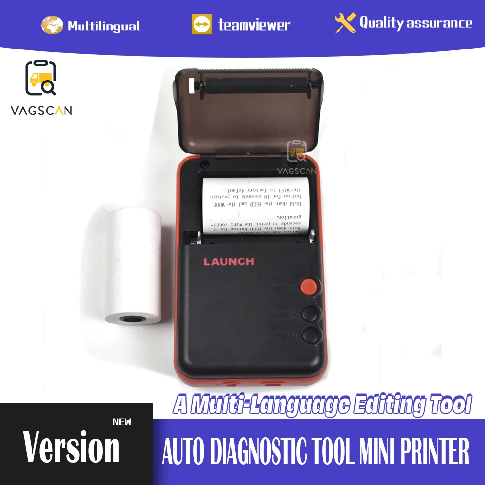

New Arrival Original X-431 V Mini Printer With Wifi For Launch X431 V with Mini Printer Box Record Work