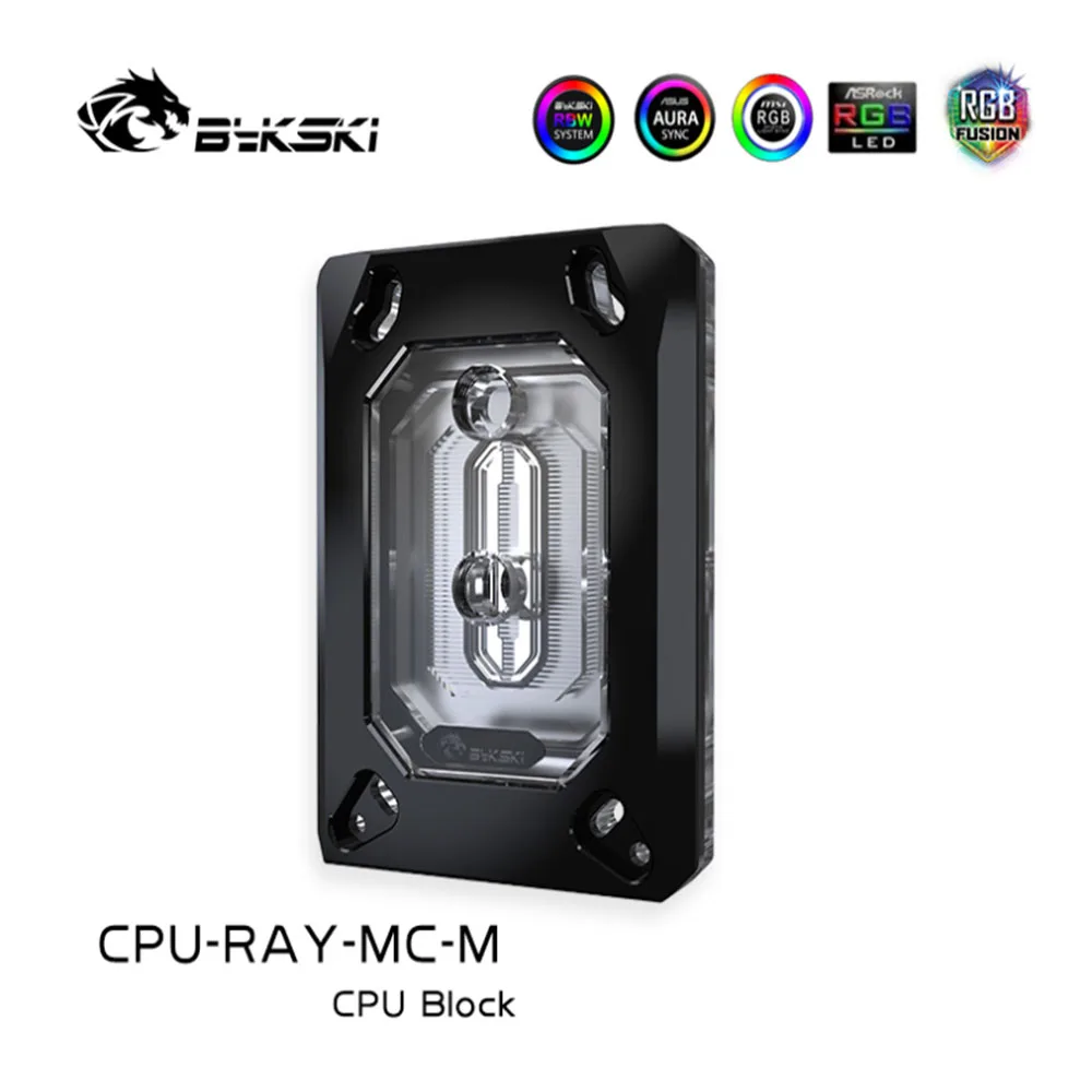 Bykski RGB Процессор воды блок психического кулер A мод для Ryzen7/5/3 AM4/3 +/3/2 +/2 FM2 +/FM2/FM1 ПК