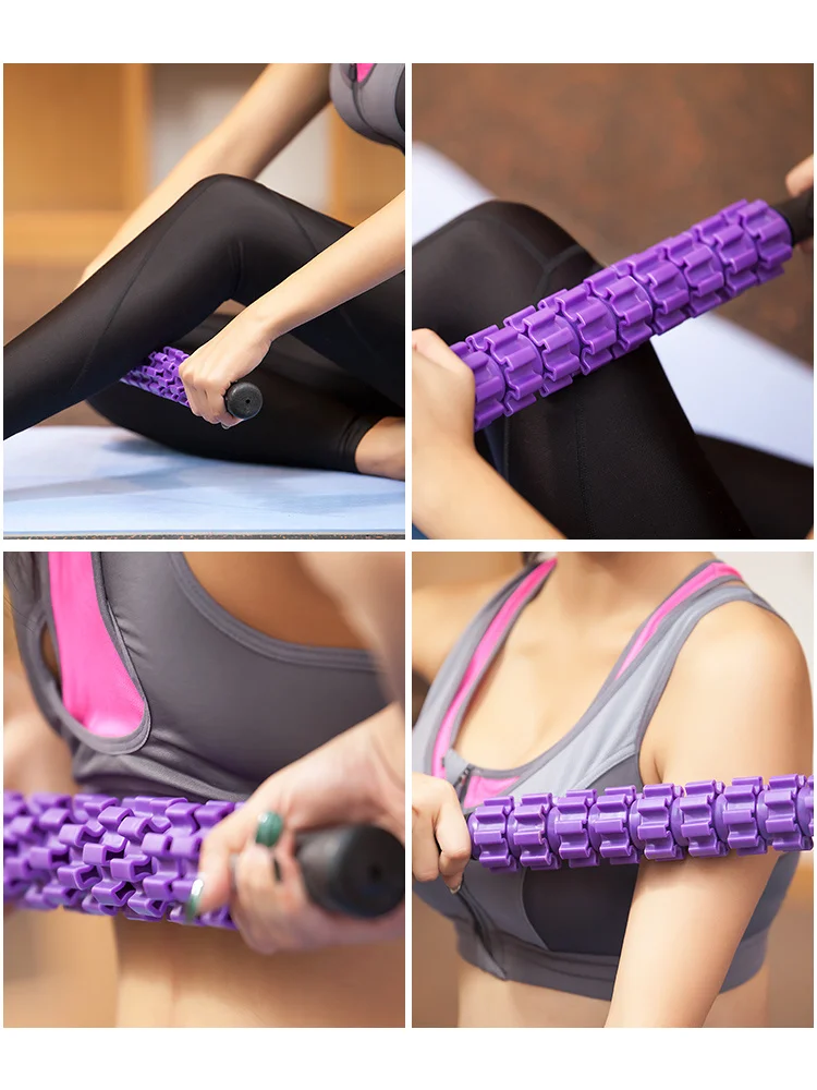 Yoga Column Foam Roller Sets Gym Pilates Block Exercise Back Muscle Massage Relax Slimming Fitness Equipment Accessories | Спорт и