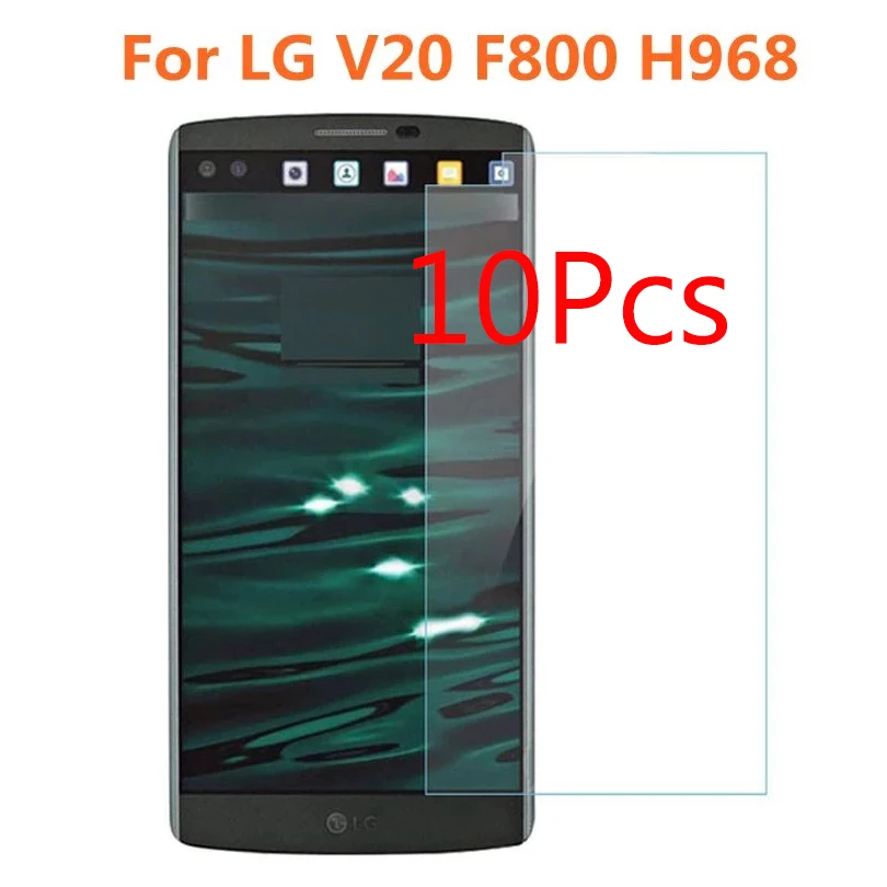 

10Pcs For LG V20 Tempered Glass Original 9H High Quality Protective Film Explosion-proof Screen Protector On The For F800 H968