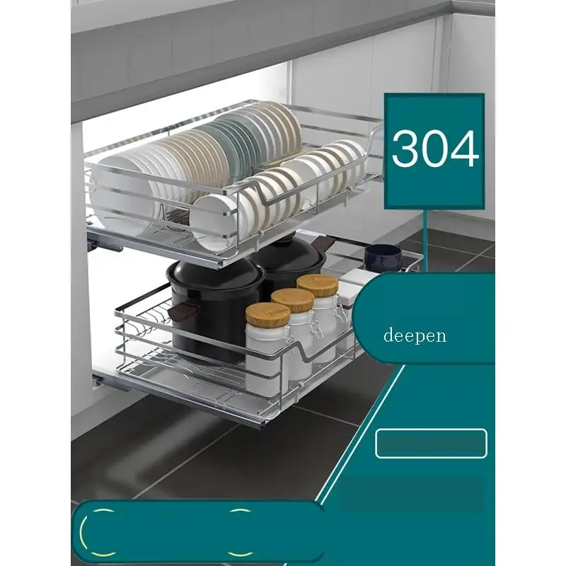 Armario Butterfly Alacena Cocina Organizador Органайзер из нержавеющей стали Cozinha кухонный шкаф Cestas