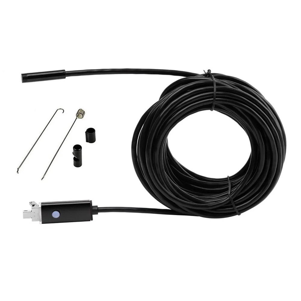 7 мм эндоскоп камера Гибкая IP67 водонепроницаемый микро USB инспекционный бороскоп